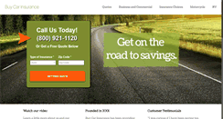Desktop Screenshot of buycarinsurance.com